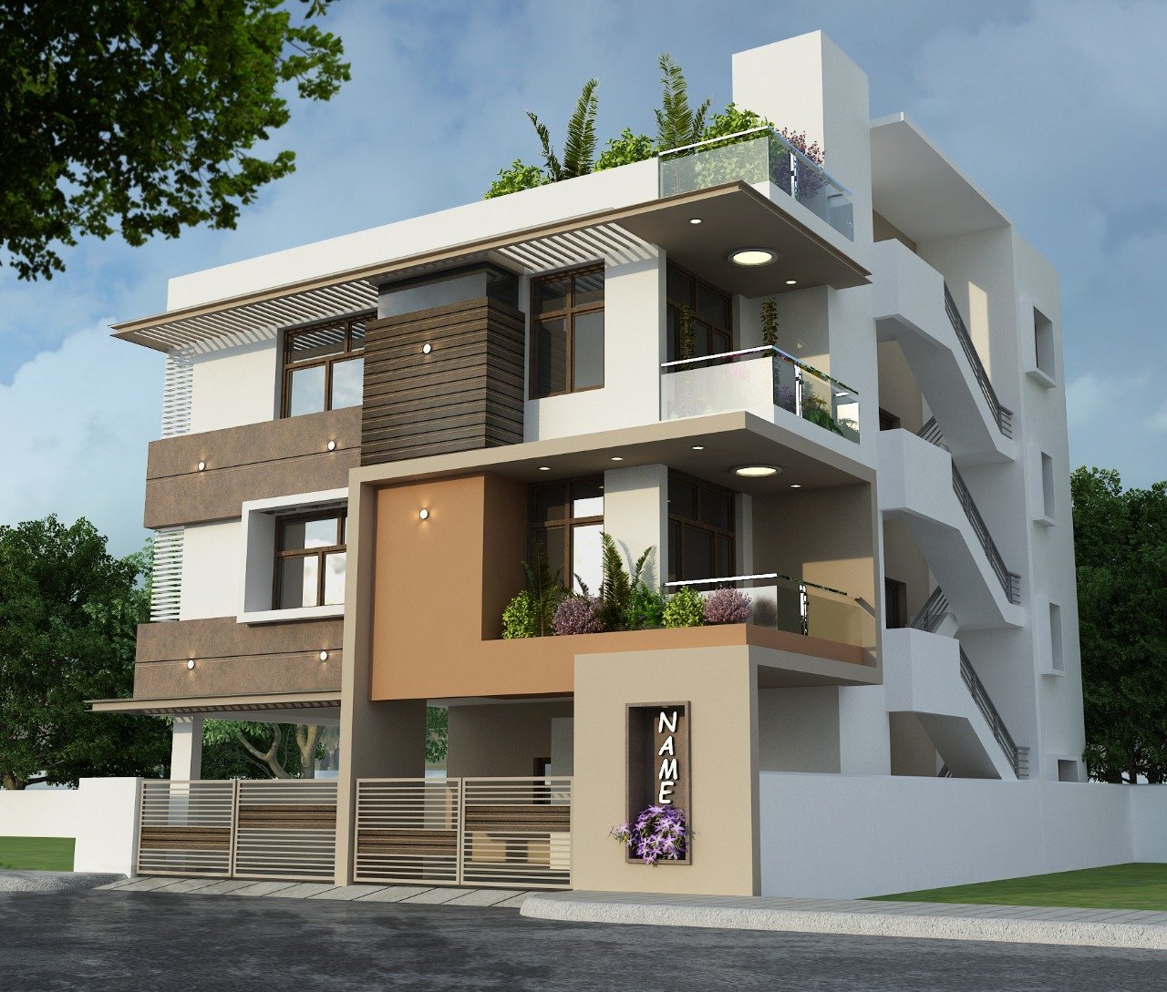 Luxury elevation design
